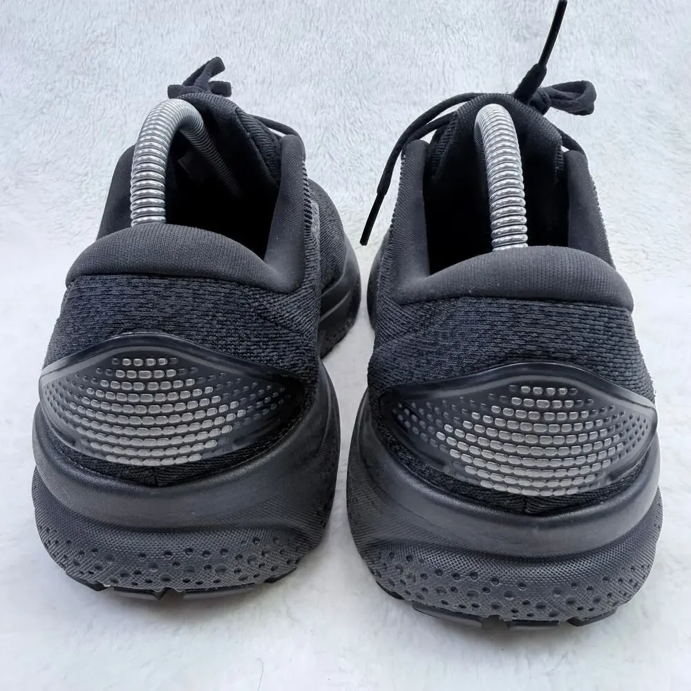 Brooks Ghost 16 Womens Running Shoes Triple Black Size 10.5 Neutral Cushioned